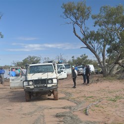 Tag a Long out back - plenty of water