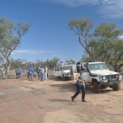 Tag a Long out back - plenty of water