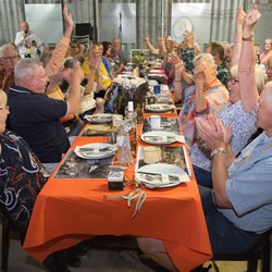 Winners of best decorated table