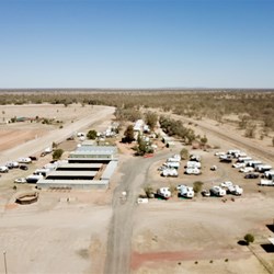 Muster site from above 