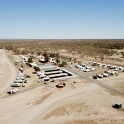 Muster site from above 