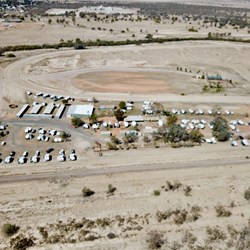 Muster site from above 
