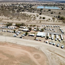 Muster site from above 