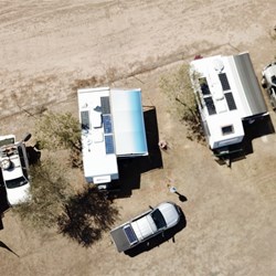 Muster site from above 