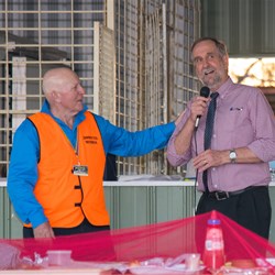 Muzza with Council CEO