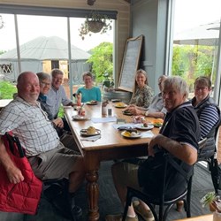 Morning tea at the Berry Patch