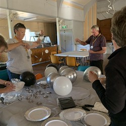 Table decorating fun!