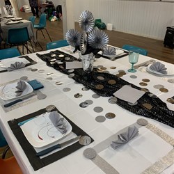Tables decorated!!