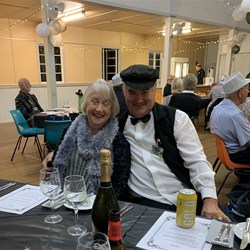 Boggers enjoying dinner dance. 
