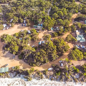 View of Cape Riche Campground