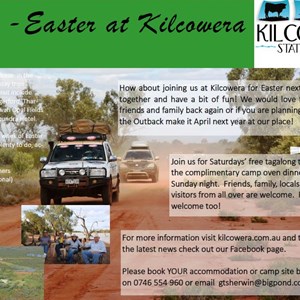 Invite to Easter in the Outback at Kilcowera Station.