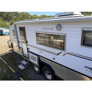 Side view showing electric steps