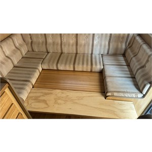 Drop down bed with extension