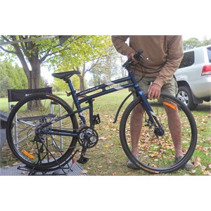 fitting the front wheel
