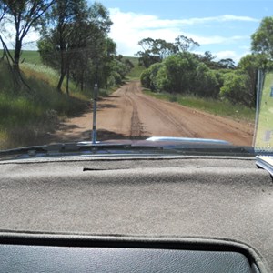 Lake Dumbleyung entrance road