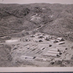 Aerial view of Uranium Mine near Mary Kathleen