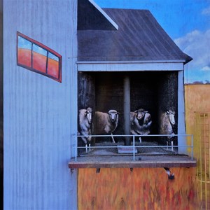 Weethalle silo art