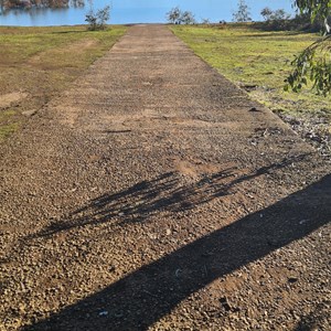 Private boat ramp