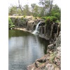 Tooloom Falls with the campground in the background