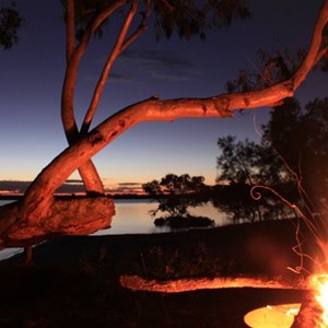 Campfire at Dusk