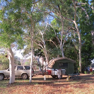 Shady sites in unpowered area - June 2013