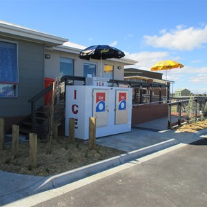 Our reception area/kiosk