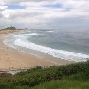 View Fort Scratchley to Nobby's Head, newcastle