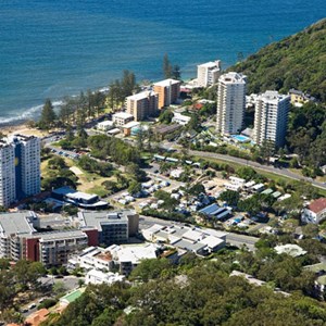 Opposite famous Burleigh Beach, Burleigh Beach Tourist Park, Gold Coast