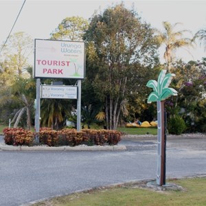The park entrance