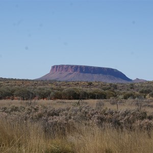 Mount Connor viewed from the west on the Gile Mulga Park Road