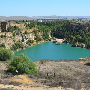 Looking over the Monster Mine site from the Balcony of the Enginehouse