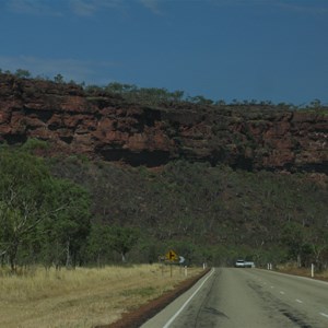 T/O looking west