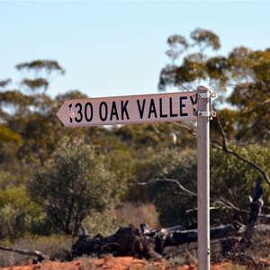 Oak Valley Turn Off