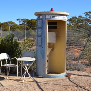 The Tardis by the Security Gates