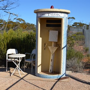 The Tardis at the Security Gates