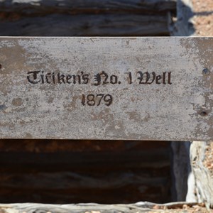 Tietkens No 1 Well 1879