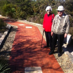 My Father at his paver