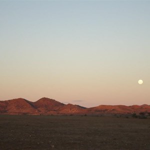 Moon rise over Willow Waters