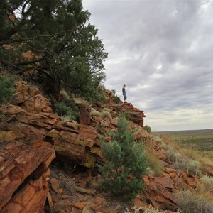 Crumbling cliffs