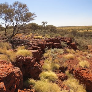 Eroded cliff