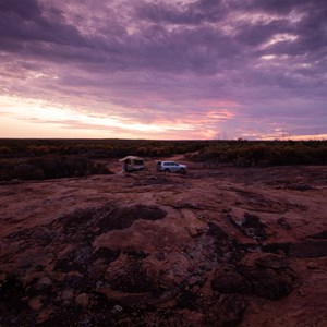 Boingaring Rocks Sunset