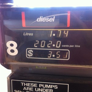 Diesel Price 5th Aug 2013