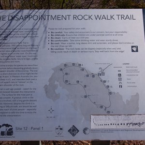 The Disappointment Rock Walk Trail