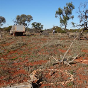 Len Beadell's Astro Reference Peg site - Photo taken 2014