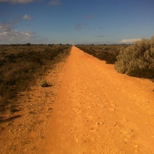 View of Old Eyre Hwy to the East