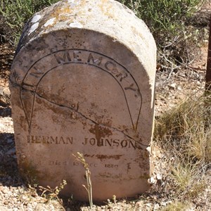 Herman Johnsons Grave Site