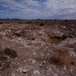 Looking toward the main hole area