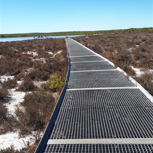 Boardwalk to main viewing platform