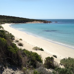 Carcase Rock Beach near camp site