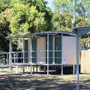 Toilet facilities at rest stop